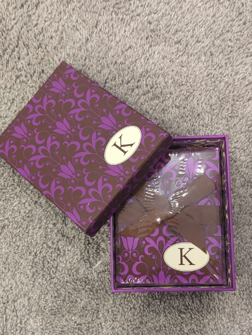 Letter "K" Note Cards
